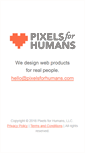 Mobile Screenshot of pixelsforhumans.com